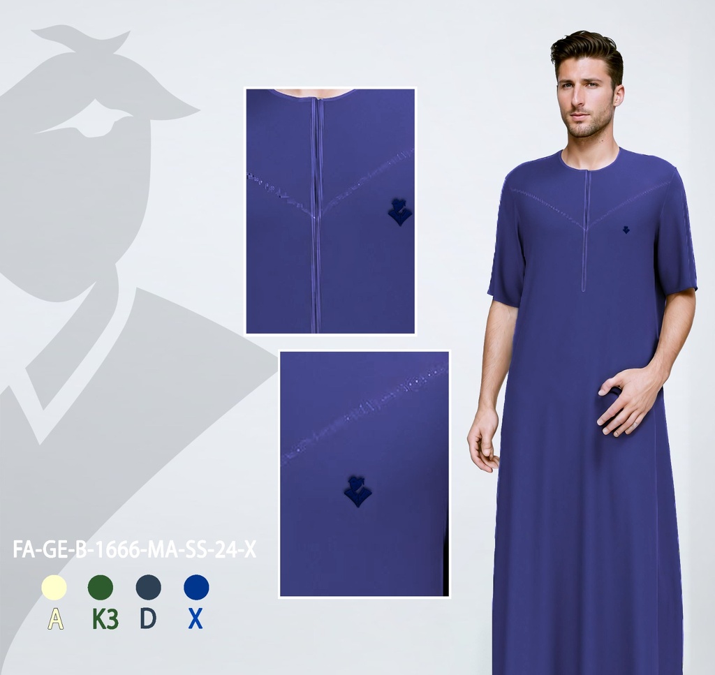 بدلة اماراتية نص كم رجالي