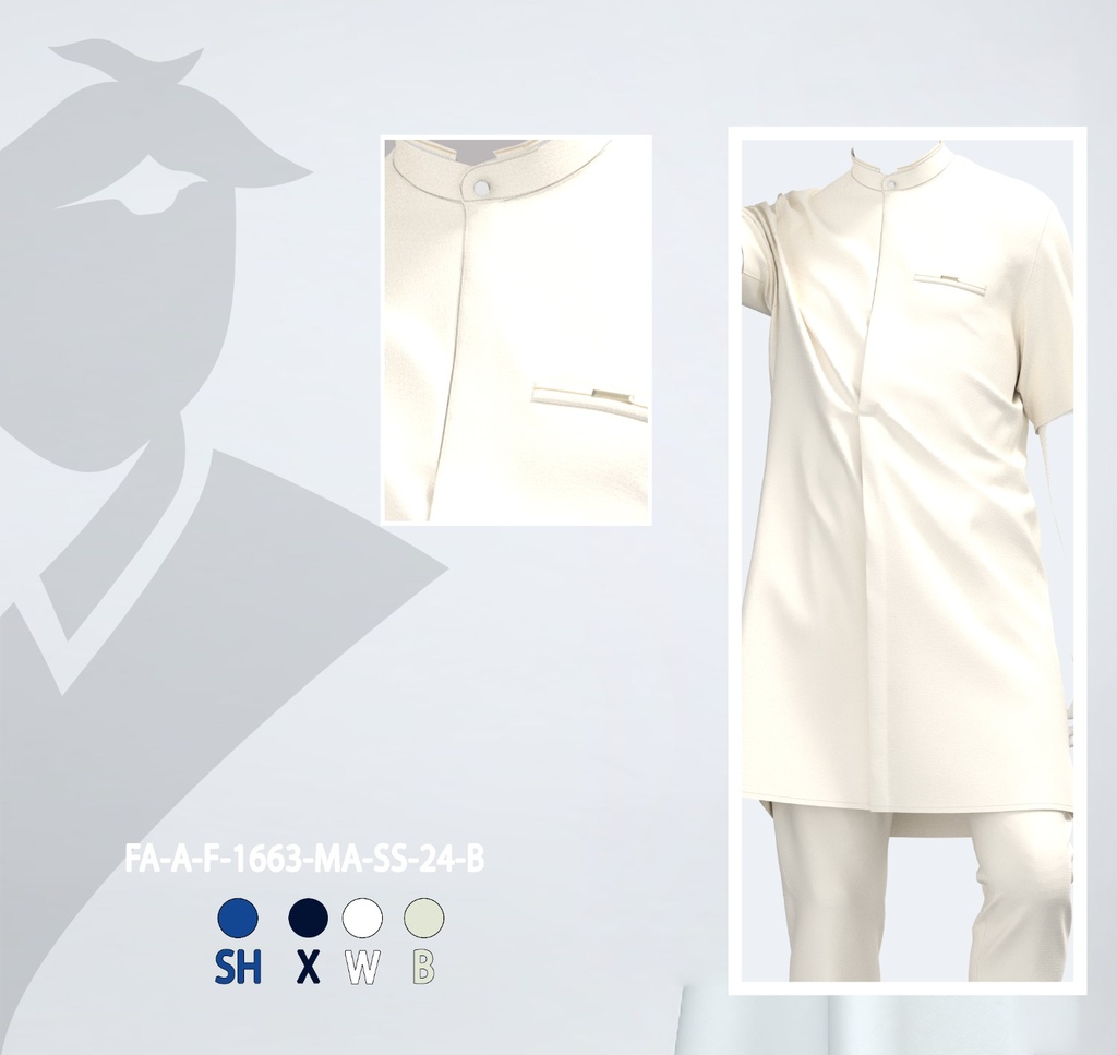 بدلة قصيرة نص كم رجالي